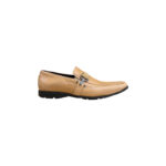 BOSS Ανδρικά Loafers Μπεζ 3665 Δερμάτινα