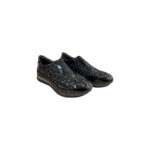 D'chicas Γυναικεία Sneakers Μαύρα 4530 Δερμάτινα - Image 3