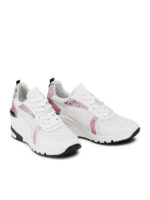 CAPRICE Γυναικεία Sneakers Ροζ /Άσπρο 9-23722-26 112 Δερμάτινα - Image 3