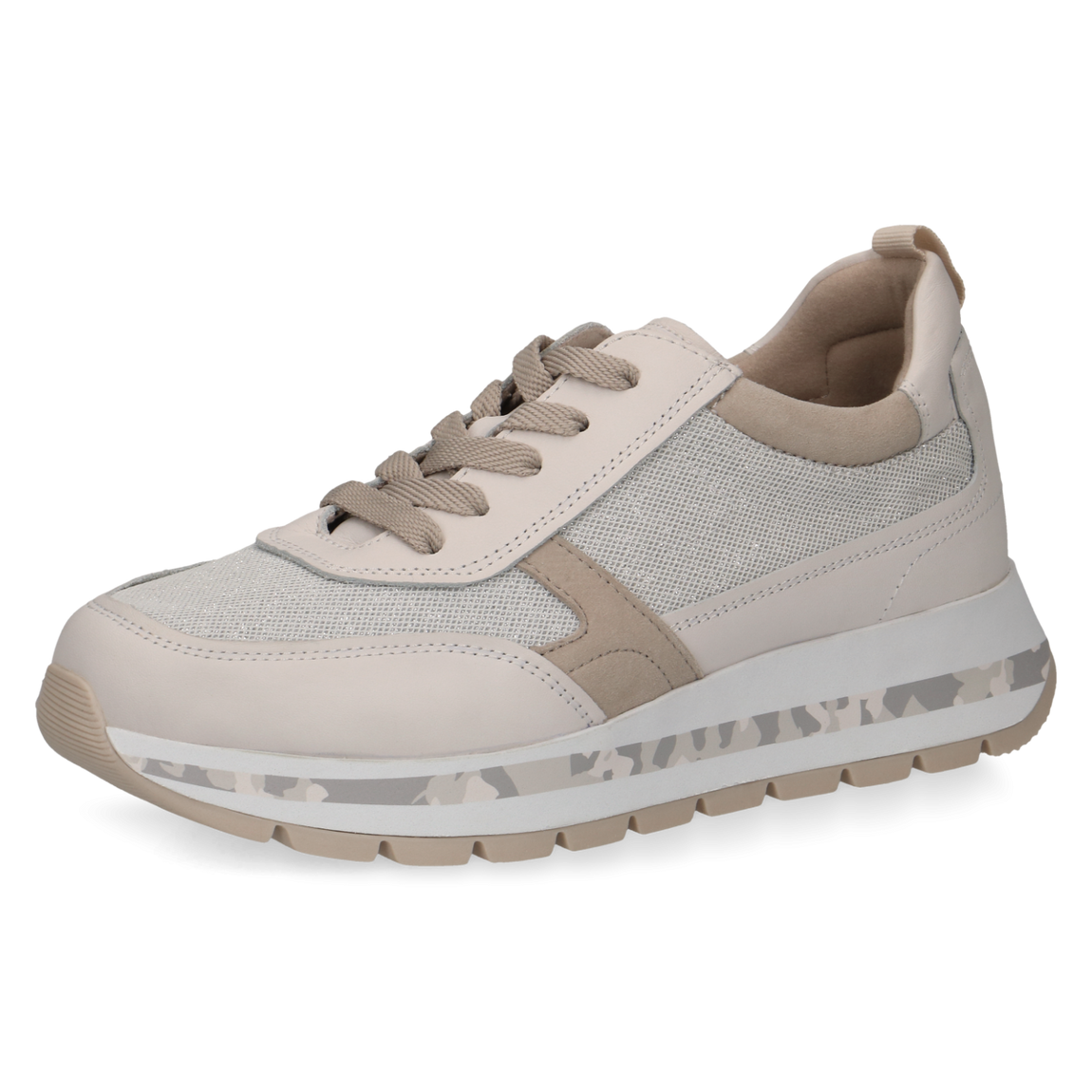 CAPRICE Γυναικείο Sneaker 9-9-23708-20 111 Off white/ Cream Δερμάτινα