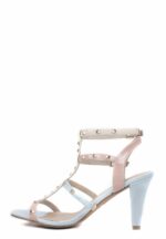 MARCO TOZZI Γυναικεία Πέδιλα Σιέλ/Ροζ/Μπεζ 2-28319-20 897  - Image 3