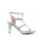 MARCO TOZZI Γυναικεία Πέδιλα Σιέλ/Ροζ/Μπεζ 2-28319-20 897 