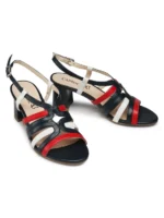 CAPRICE Γυναικεία Πέδιλα Μπλε /Κόκκινο/Άσπρο 9-28301-26 518 Δερμάτινα  - Image 4