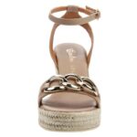 Toutounis  Γυναικείες Πλατφόρμες Μπεζ 127626 Δερμάτινες  - Image 4