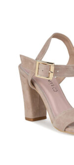 TOUTOUNIS Γυναικεία Πέδιλα Μπεζ 60176 Καστόρ/Δερμάτινα  - Image 5