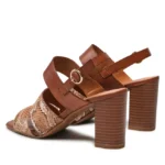 CAPRICE Γυναικεία Πέδιλα Ταμπά Φίδι 2-28304-28 314 Δερμάτινα - Image 3