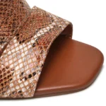 CAPRICE Γυναικεία Πέδιλα Ταμπά Φίδι 2-28304-28 314 Δερμάτινα - Image 6