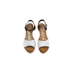 Oh My Sandals Γυναικείες Πλατφόρμες  Λευκές/Ταμπά 3365 Δερμάτινες - Image 2