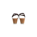 Oh My Sandals Γυναικείες Πλατφόρμες  Καφέ 3357 Δερμάτινες - Image 2