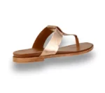 MARCO TOZZI Γυναικείες Παντόφλες Ροζ /Χρυσές  2-27123-30 952 Δερμάτινες - Image 4