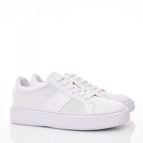 Vice Footwear Ανδρικά Sneakers Λευκό 47312 Δερμάτινο