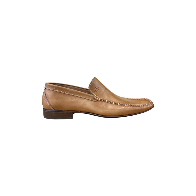 ANTEOS Ανδρικά Loafers Κάμελ 1980 Δερμάτινα ANTEOS Ανδρικά Loafers Κάμελ 1980 Δερμάτινα - Image 1