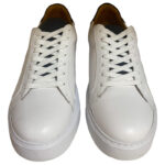 Vice Footwear Ανδρικά Sneakers Άσπρο /Καφέ  47309 Δερμάτινο - Image 2