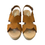 Oh My Sandals Γυναικεία Πέδιλα Ταμπά 4588 Καστόρ/Δερμάτινα - Image 2