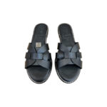 Oh My Sandals Γυναικείες Παντόφλες Μαύρες 5570 Δερμάτινες Oh My Sandals Γυναικείες Παντόφλες Μαύρες 5570 Δερμάτινες