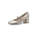 MARCO TOZZI  Γυναικείες Γόβες Με Λουράκι Χρυσό Metallic 2-22449-44 957 Δερμάτινες MARCO TOZZI  Γυναικείες Γόβες Με Λουράκι Χρυσό Metallic 2-22449-44 957 Δερμάτινες