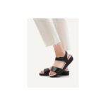 Caprice Γυναικείες Πλατφόρμες Μαύρες 9-28701-42-036 Δερμάτινες - Image 4
