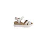 Oh My Sandals DOYA HIELO Γυναικείες Πλατφόρμες Μπεζ 5963 Δερμάτινες