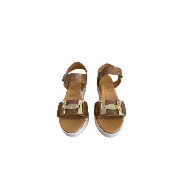 Oh My Sandals DOYA ROBLE Γυναικείες Πλατφόρμες Ταμπά 5962 Δερμάτινες