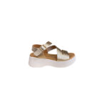 Oh My Sandals DUNA CHAMPAN Γυναικείες Πλατφόρμες Χρυσές 5969 Δερμάτινες
