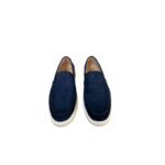 Solo Soprani SSM618N25-01 Ανδρικά Μοκασίνια Μπλε Δερμάτινα - Image 4