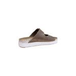Sunny Sandals  Γυναικείες Παντόφλες Χακί Σκούρο ROMA-60702 Δερμάτινες - Image 3