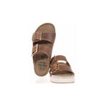 Sunny Sandals  Γυναικείες Παντόφλες Καφέ ROMA-60702K Δερμάτινες - Image 3