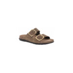 Sunny Sandals  Γυναικείες Παντόφλες Χακί SIENNA-60302Κ Δερμάτινες - Image 2