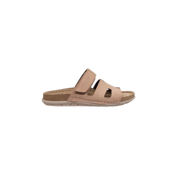 Sunny Sandals  Γυναικείες Παντόφλες Ροζ SIENNA-60305 Δερμάτινες