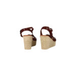 Oh My Sandals Γυναικείες Πλατφόρμες Καφέ 5036K Δερμάτινες - Image 4