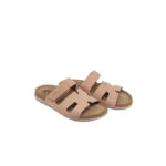 Sunny Sandals  Γυναικείες Παντόφλες Ροζ SIENNA-60305 Δερμάτινες - Image 2