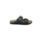 Sunny Sandals  Γυναικείες Παντόφλες Μαύρες SIENNA-50302 Δερμάτινες