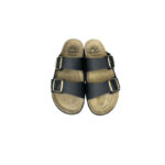 Sunny Sandals  Γυναικείες Παντόφλες Μαύρες SIENNA-50302 Δερμάτινες - Image 3