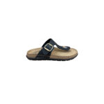 Sunny Sandals  Γυναικείες Παντόφλες Μαύρες SIENNA-60301Μ Δερμάτινες
