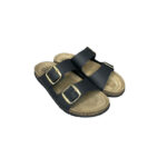 Sunny Sandals  Γυναικείες Παντόφλες Μαύρες SIENNA-50302 Δερμάτινες - Image 2