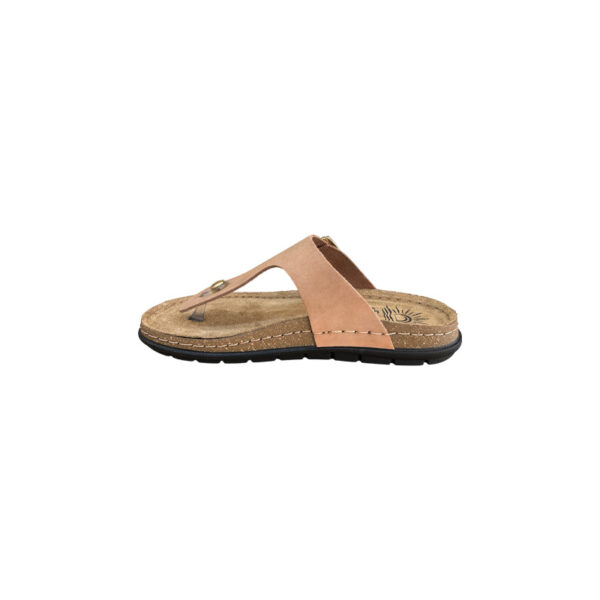 Sunny Sandals  Γυναικείες Παντόφλες Ροζ SIENNA-60301 Δερμάτινες