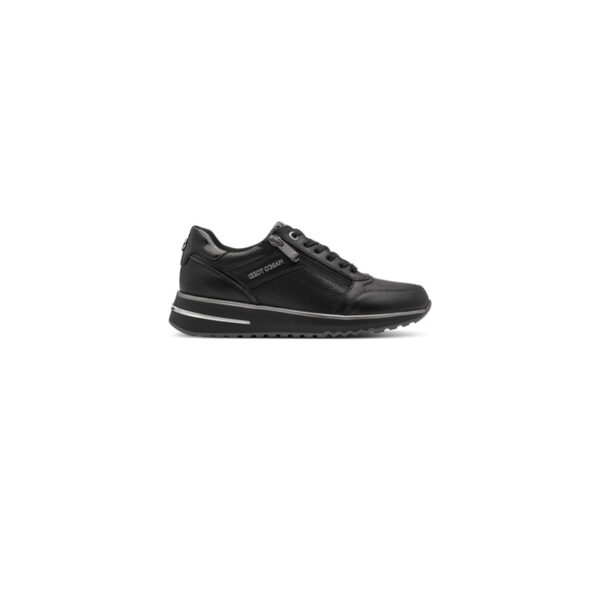 MARCO TOZZI Γυναικεία Sneakers Mαύρα Δερμάτινα 2-23747-47-098