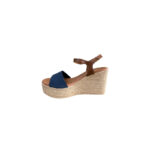 Oh My Sandals Γυναικείες Πλατφόρμες Μπλέ 5034 Δερμάτινες - Image 4