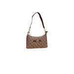 Beverly Hills Polo Club Γυναικεία Τσάντα Μπέζ με Λογότυπο BH-4664b
